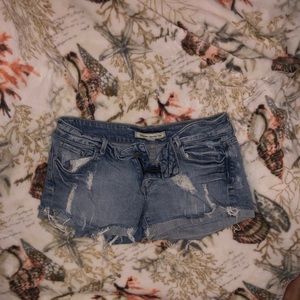 Denim shorts